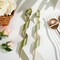 Sage Green Ribbon 1 Inch Moss Green Double Face Satin Ribbon 6 Rolls Sage Ribbon for Wedding Green Ribbon for Baby Shower Ribbon for Gift Wrapping Hair Bows Crafts - 60Yards
